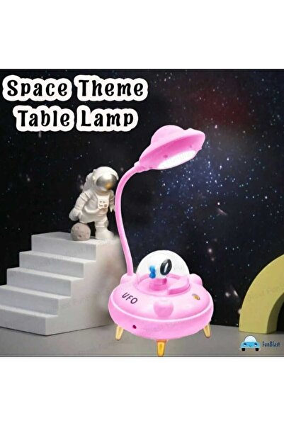 Menuzer Temalı Masa Lambası- (1'Lİ PAKET) Çalışma Masası Led Lambası, Şarj Ed...