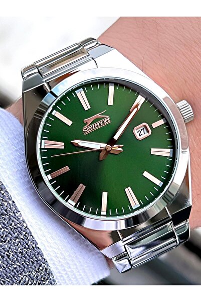 Slazenger Damatlık Ve Takım Elbiye Özel Çelik Kordon 5 Atm Suya Dayanıklı Erk...