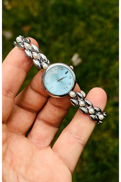 pullmarkt Pearl Grains Series - Women &Apos; S Wristwatch with Stones in Pearl Look