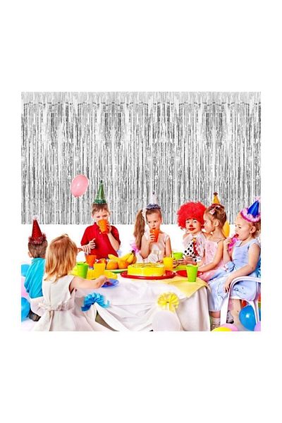 Aker Hediyelik Metallized Silver Background Ornament Most Pleasant Party Birthday Ornament Material Door Ornaments