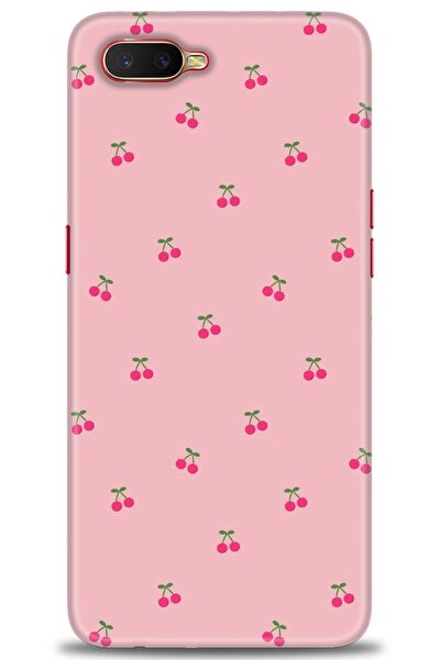 MRCİLETİSİM Oppo RX17 Neo Kılıf HD Baskılı Kılıf - Minik Kirazlar