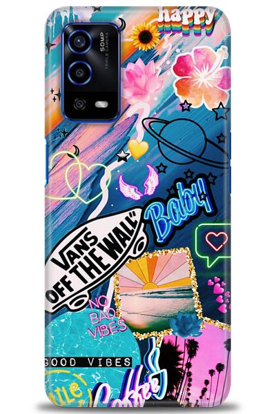 MRCİLETİSİM Oppo A55 Case Hd Printed Case