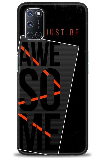 MRCİLETİSİM Oppo A72 Case Hd Printed Case - Awesome