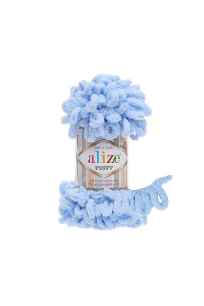 Alize Pachet de 5 183 fire albastre pentru tricotat manual