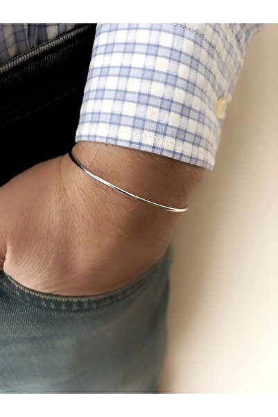 axexuar 316L Steel - Thin Snap Bracelet and Bracelet Model, Rustproof and Tarnish-Free