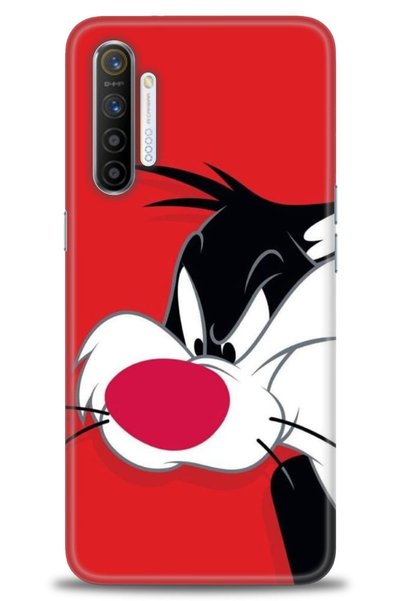 MRCİLETİSİM حافظة Realme XT مطبوعة بدقة HD - سيلفستر + واقي شاشة كامل