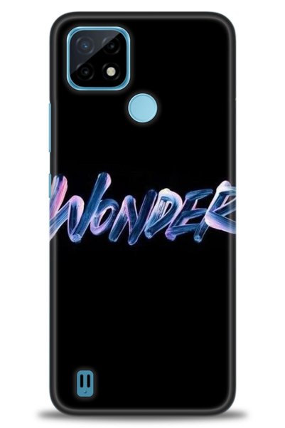 MRCİLETİSİM Realme C21 Case Hd Printed Case - Wonder