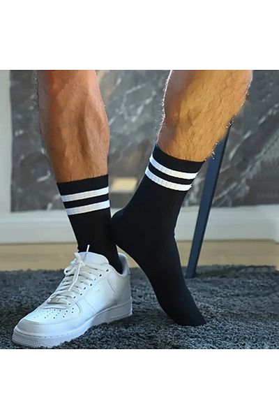 Çorap Bakkalı 3 чифта унисекс раирани колежански чорапи - чорапи New Trend