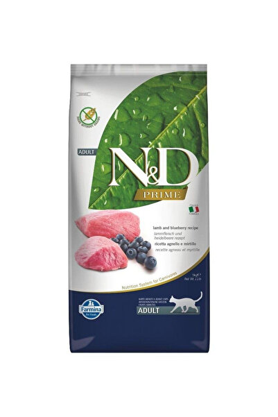 N&D Prime Tahılsız Kuzulu ve Yaban Mersini Adult Cat Food Yetişkin Kedi Mamas...