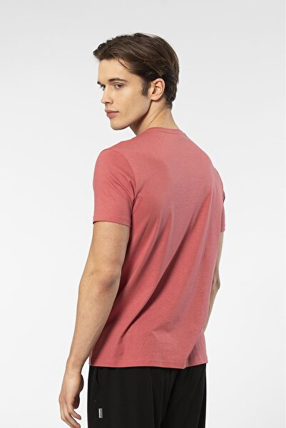 Cacharel Ανδρικό μπλουζάκι με λαιμόκοψη 2170/Κοραλί