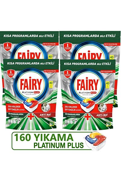 Fairy Platinum Plus 160 Yıkama Bulaşık Makinesi Deterjanı