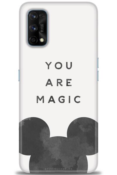 MRCİLETİSİM حافظة Realme 7 Pro مطبوعة بدقة عالية - You Are Magic