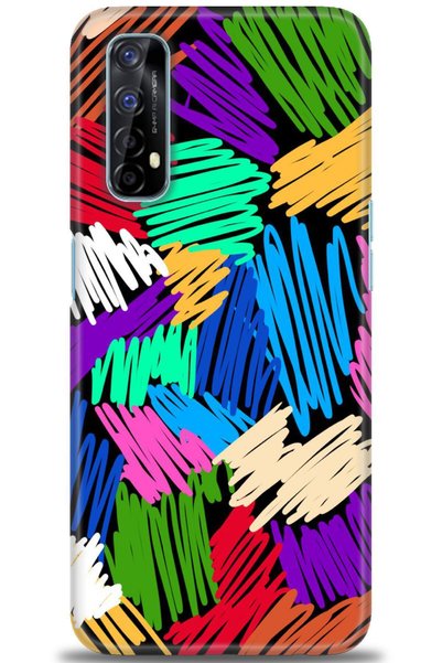 MRCİLETİSİM حافظة Realme 7 مطبوعة بدقة عالية - خدش