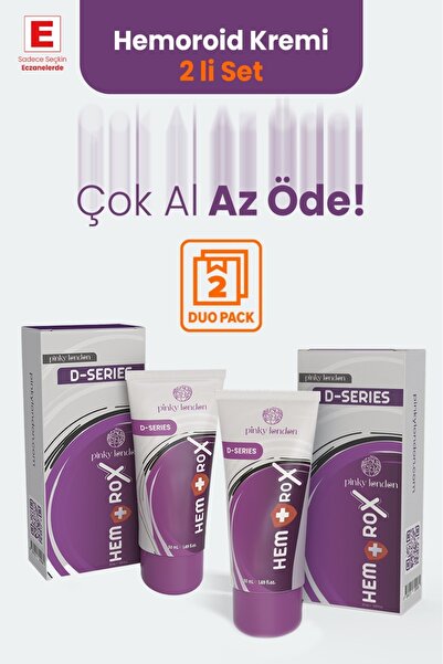 Pinky London Hemorox (B.ASUR) Kremi 2'li Set ( 50 ml X 2 Adet )