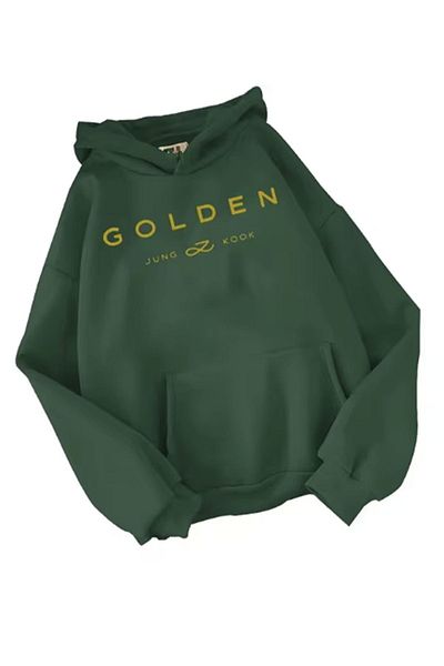 LA GULER Φούτερ με κουκούλα Jungkook Printed Unisex - Φούτερ από βαμβάκι 3 κλωστών, Sardon