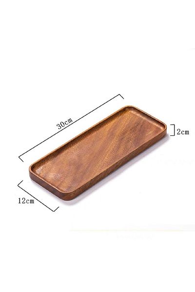 MIBRU Coffee wood serving tray 30x12x2cm