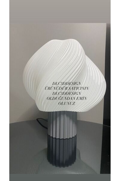 DLC3DDESIGN عاكس الضوء Creamaura، عاكس الضوء الحديث من Ice Cream، مصباح بجانب...