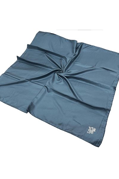 Levidor Metallic Blue Plain Trend Scarf