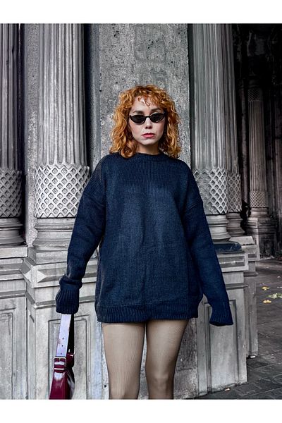 Bak'ap Pulover tricotat cu model SOFTWARE FEMEI