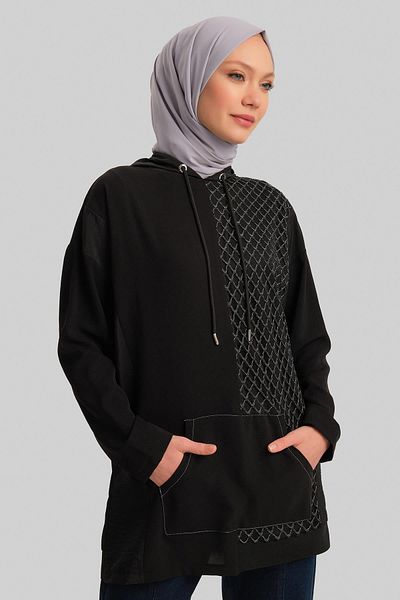 Armine Black Tunic - 24Yd4403 Model
