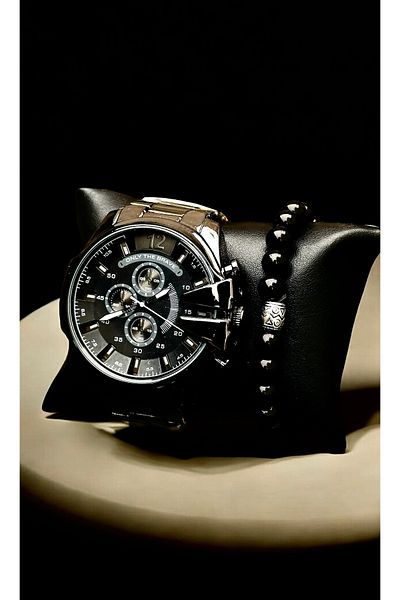 pullmarkt Set of Bracelet + Wrist Watch