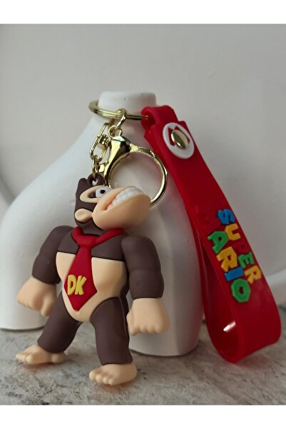 YD İthalattan 3d Süper Mario Maymun Anahtarlık, Çanta Aksesuarı Büyük Boy Lük...