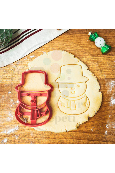 Bi'şeyler Sepeti قالب كوكيز رجل الثلج