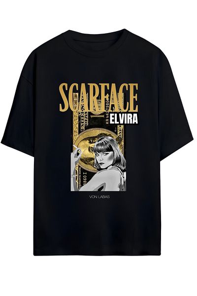MAGORS TRIOC OVERSIZE UNISEX DIN BUMBAC PROiectat ELVIRA