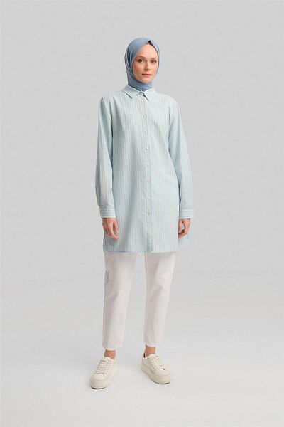 Armine Baby Blue Tunic - 24yd9243 Μοντέλο