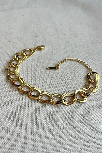 MODA سوار نسائي من الفولاذ المقاوم للصدأ درب التبانة من كابريا مقاوم للتشويه 16 سم 5 سم طول المعصم سوار نسائي L Zblk