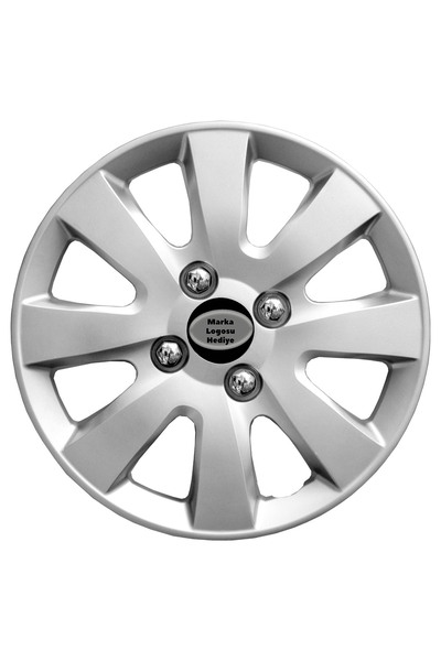 Whigor Renault Clio 3 15 İnç Jant Kapağı Logolu Gri (1 ADET) 127 WG