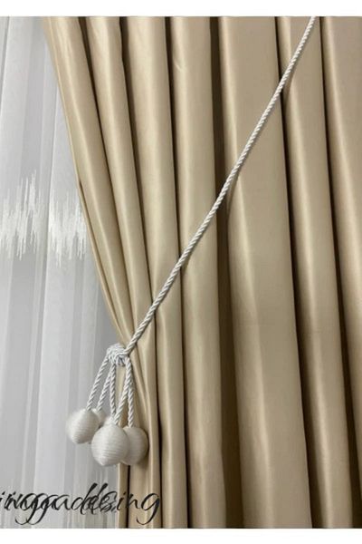 inga desing Double Breasted Cornice Tactical Binding with Four Balls Rope Cord
