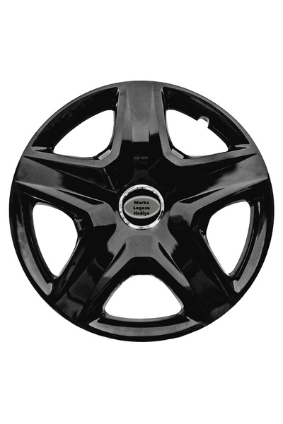 Whigor Ford Transit 16 İnç Jant Kapağı Logolu Piano Black (1 ADET) 203 WG