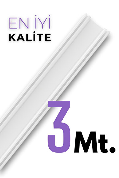 Bilarch 2 Raylı Lüks Yüksek Kalite Yeni Korniş Perde Rayı (Tasarım Ürünü)