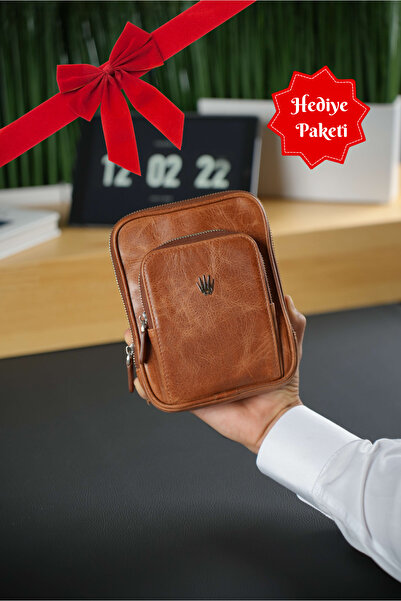 WATCHOFROYAL Tiguan Taba Сумка з натуральної шкіри - Bled