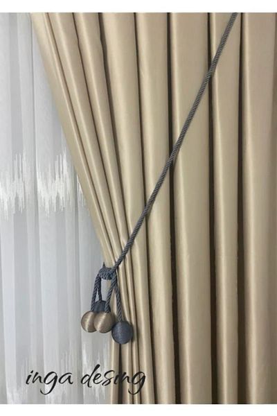 inga desing Double Breasted Cornice Tactical Binding with Four Balls Rope Cord