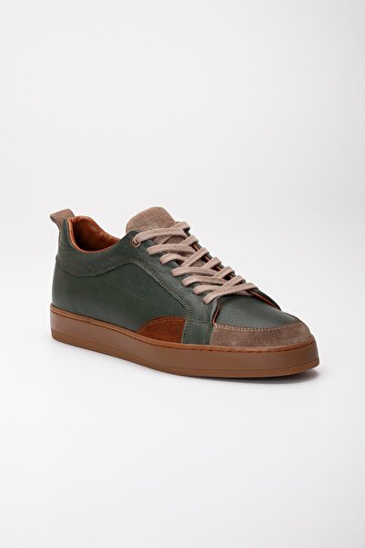 Dilimler Ayakkabı Πράσινα ανδρικά casual παπούτσια - Pool σόλες και κορδόνια