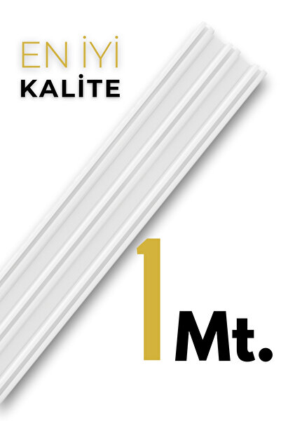 Bilarch 3 Raylı Lüks Yüksek Kalite Yeni Korniş Perde Rayı (Tasarım Ürünü)