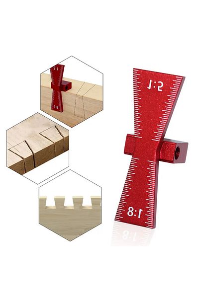 BGA Carpenter Swallowtail Ruler Guide Woodworking Manual