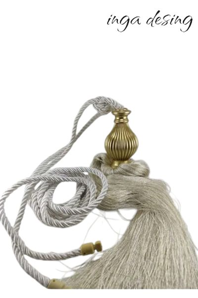 inga desing New Fashion Curtain Accessory Tassel Model Braçol Curtain Retractor Mink