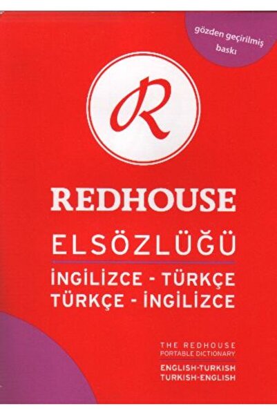 Redhouse Yayınları Redhouse El Sözlüğü İngilizce Türkçe Türkçe İngilizce RS005