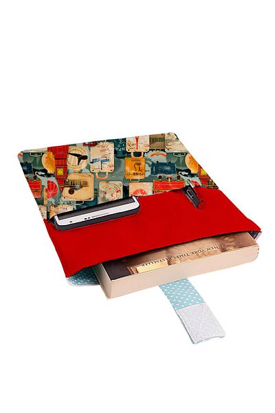 HRS Patterned Washable Pocketed Book Case 20 x 25 cm Multi-Purpose Bag Book Cover