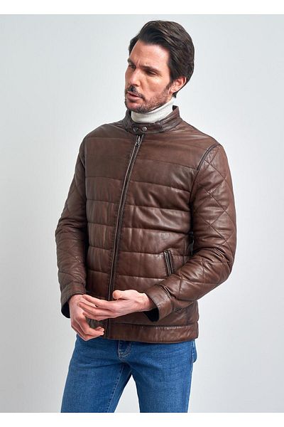 Pierre Cardin سترة جلدية للرجال