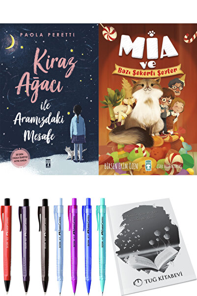 Timaş Yayınları Mia ve Bazı Şekerli Şeyler ve Kiraz Ağacı İle Aramızdaki Mesafe + Hediyeli