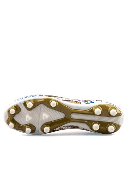 AKNButik Air Laliga Football Boots - White/Gold/Patterned