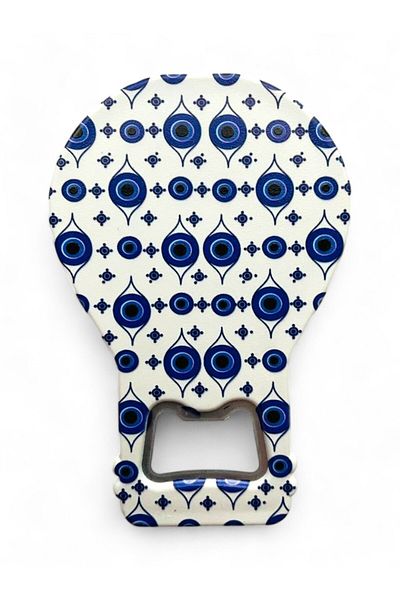 GALATA GIFT Bottle Opener Magnet Balloon Shape Evil Eye Beaded Soda Gas Opener Decorative Fridge Magnet