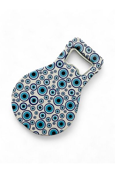 GALATA GIFT Bottle Opener Magnet Balloon Shape Evil Eye Beaded Soda Gas Opener Decorative Fridge Magnet