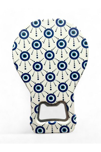 GALATA GIFT Bottle Opener Magnet Balloon Shape Evil Eye Beaded Soda Gas Opener Decorative Fridge Magnet