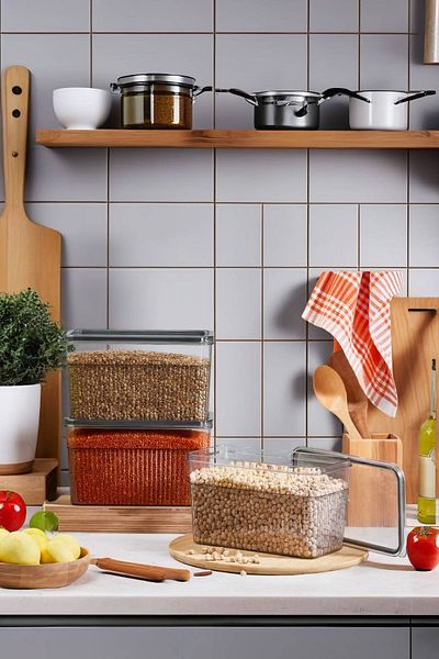 Open Home Concept 3600 ml Refrigerator Organizer with 3-Piece Leak-Proof Lid - Storage Container