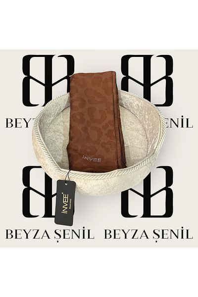 Invee Şal leopard maro INVEE 1329